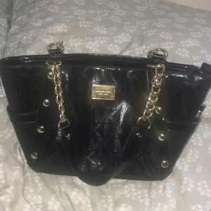 Michael Kors Delaney md shoulder tote black (1981)